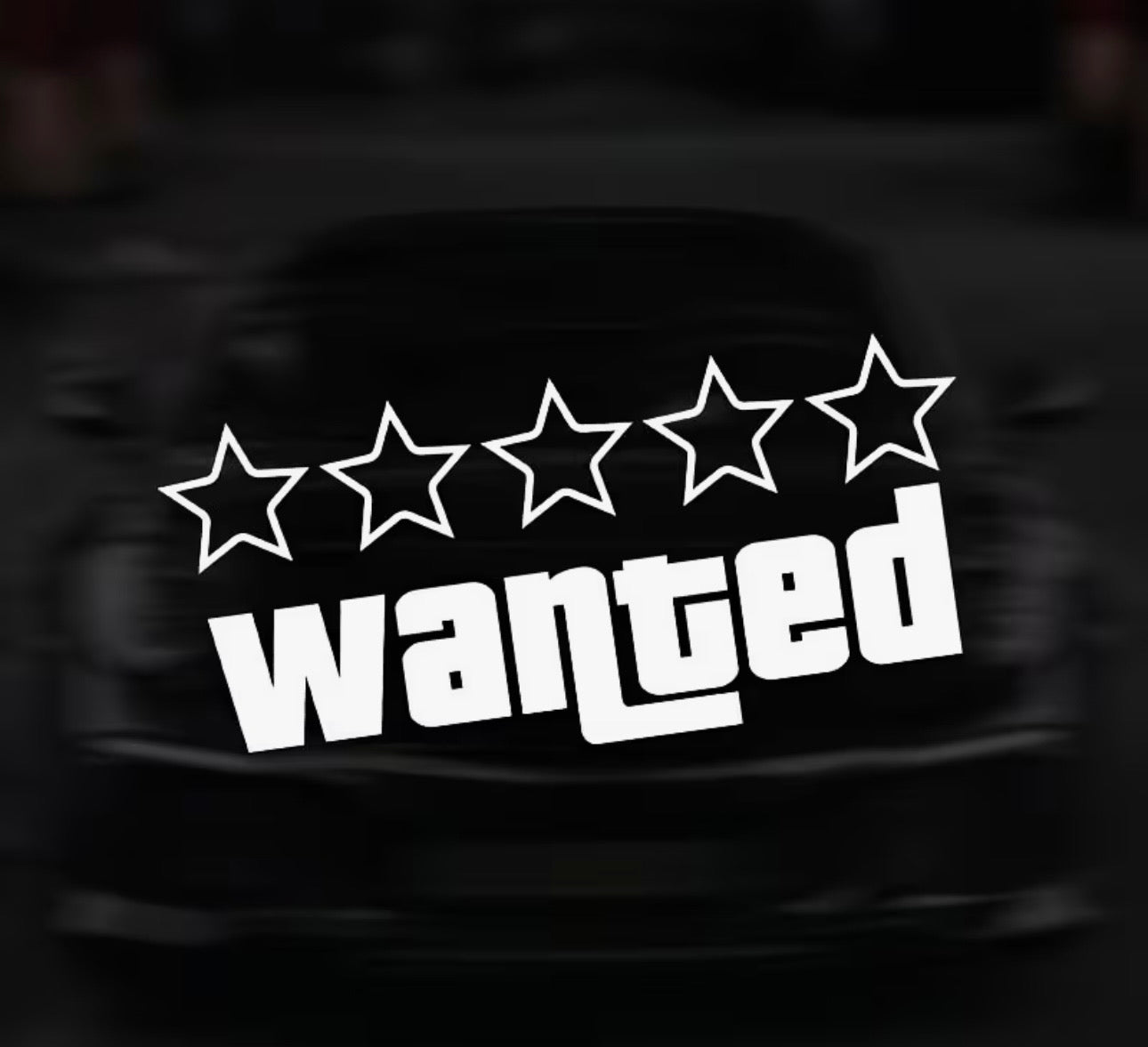 Wanted sticker GTA